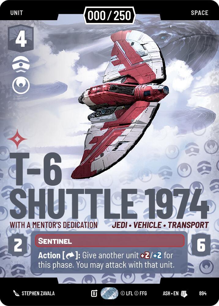 T-6 Shuttle 1974 - With a Mentor's Dedication (Serialized) [Ashes of the Empire] 894