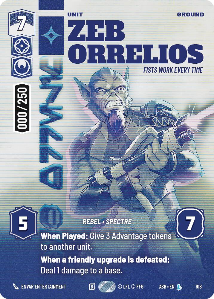 Zeb Orrelios - Fists Work Every Time (Serialized) [Ashes of the Empire] 918