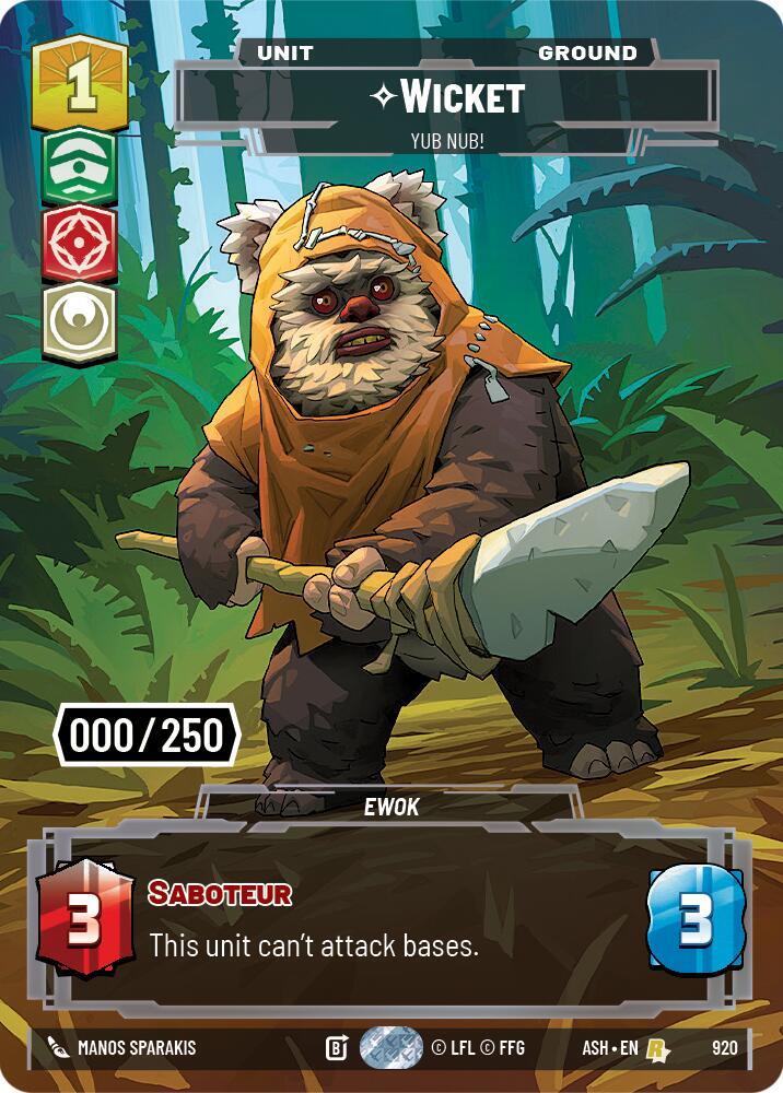 Wicket - Yub Nub! (Serialized) [Ashes of the Empire] 920