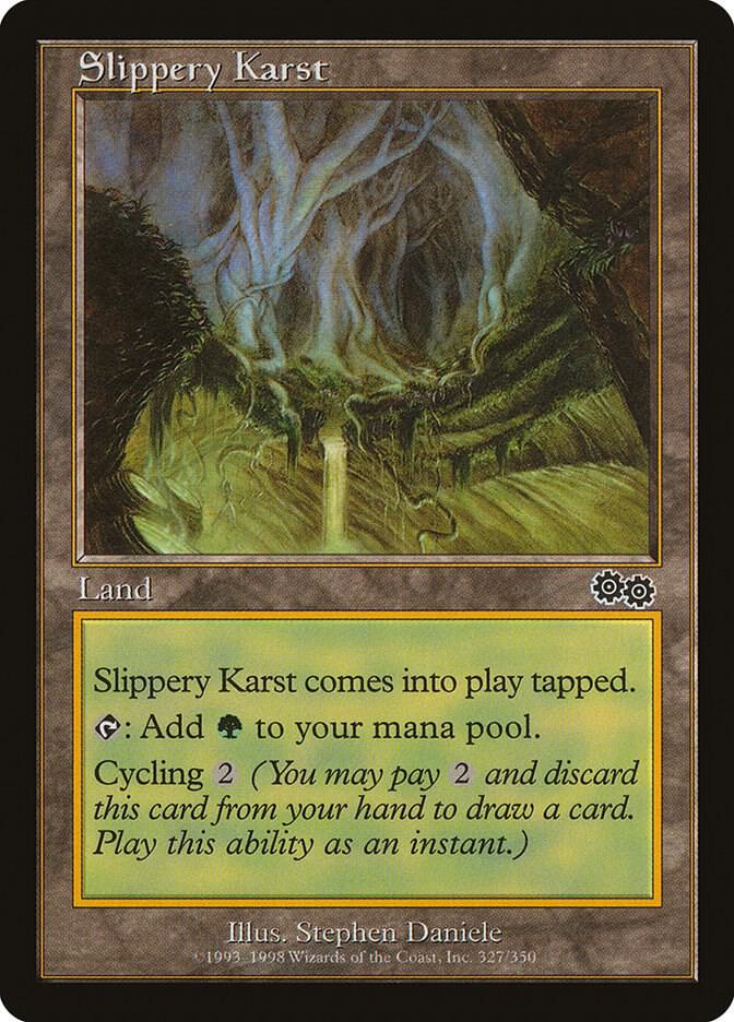 Slippery Karst [Urza's Saga] 327
