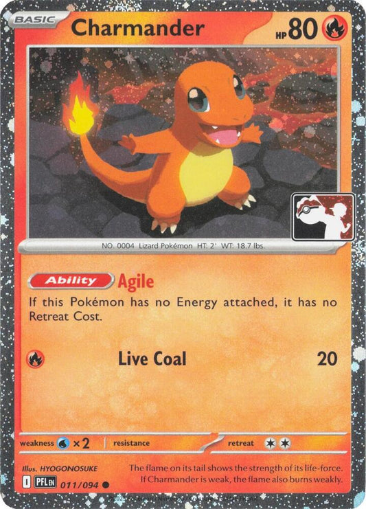 Charmander - 011/094 (Cosmos Holo) [Prize Pack Series Cards] 011/094