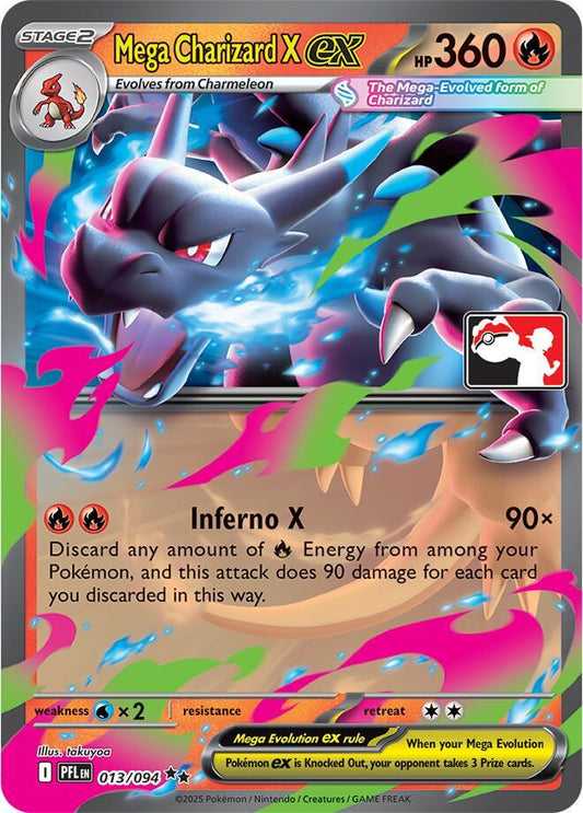 Mega Charizard X ex - 013/094 [Prize Pack Series Cards] 013/094