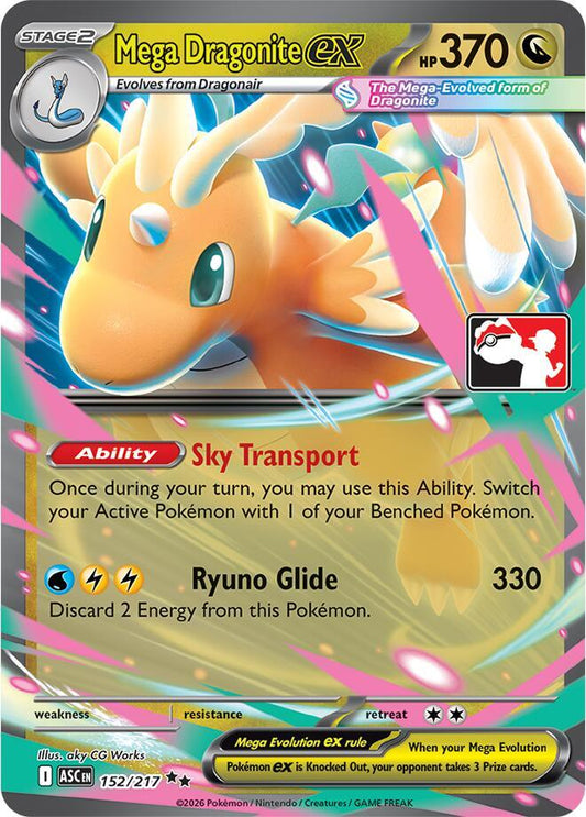 Mega Dragonite ex - 152/217 [Prize Pack Series Cards] 152/217