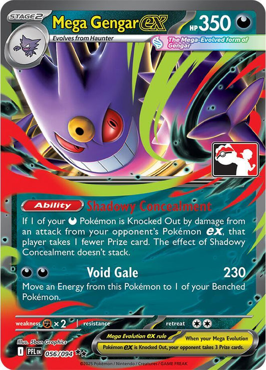 Mega Gengar ex - 056/094 [Prize Pack Series Cards] 056/094