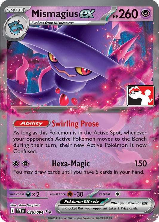 Mismagius ex - 036/094 [Prize Pack Series Cards] 036/094