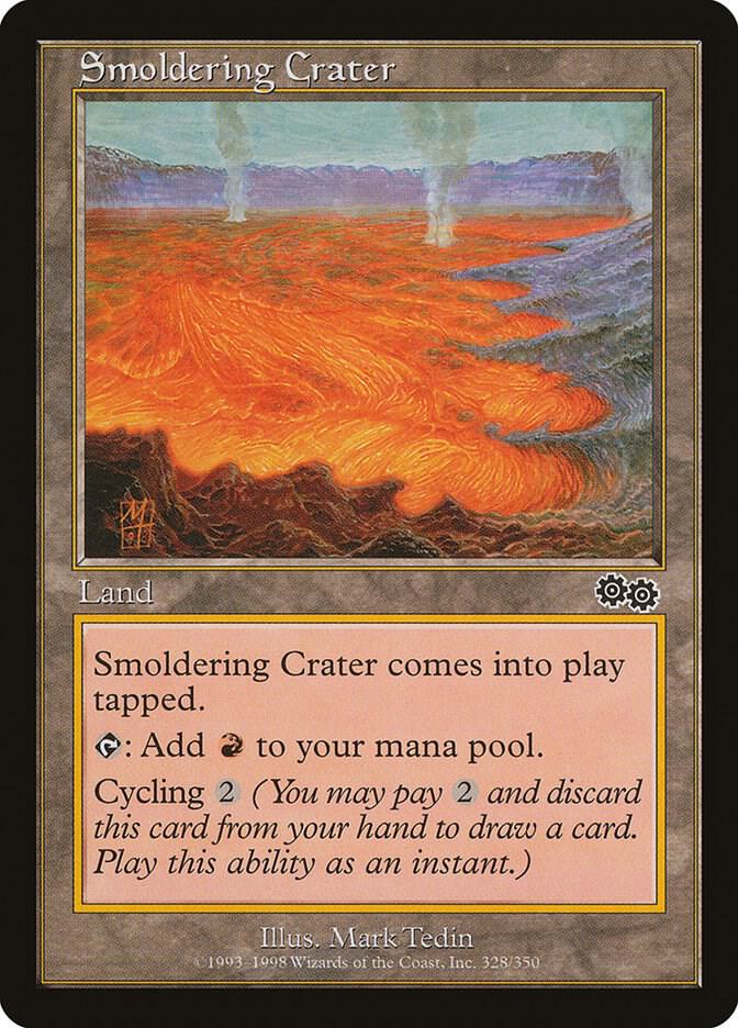 Smoldering Crater [Urza's Saga] 328