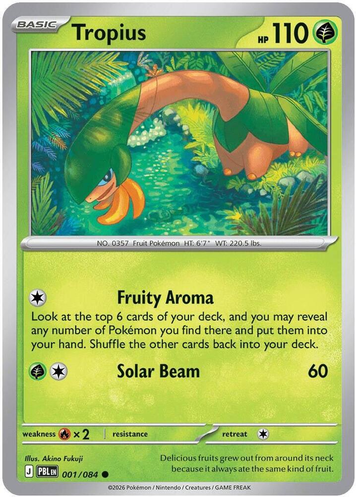 Tropius [ME05: Pitch Black] 001/084