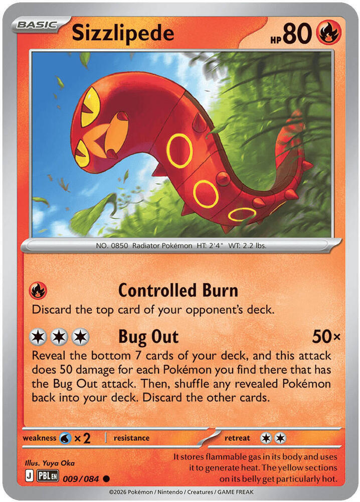 Sizzlipede [ME05: Pitch Black] 009/084