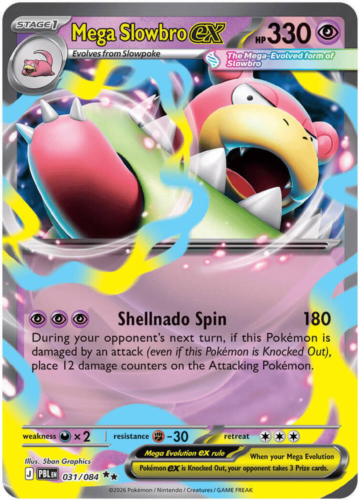 Mega Slowbro ex [ME05: Pitch Black] 031/084
