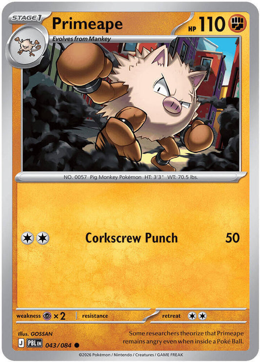 Primeape [ME05: Pitch Black] 043/084
