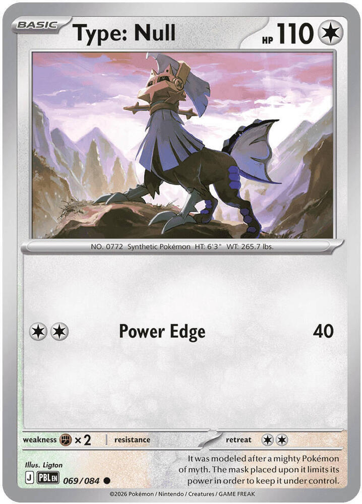Type: Null [ME05: Pitch Black] 069/084