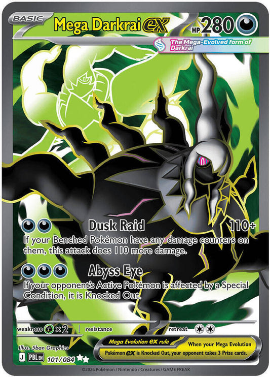 Mega Darkrai ex - 101/084 [ME05: Pitch Black] 101/084