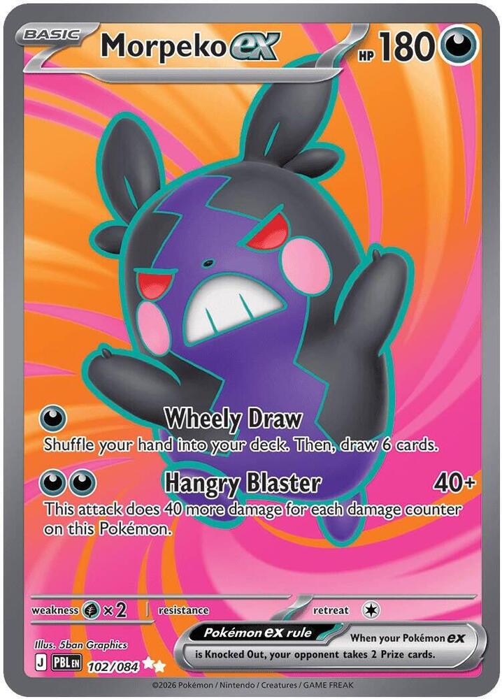 Morpeko ex - 102/084 [ME05: Pitch Black] 102/084