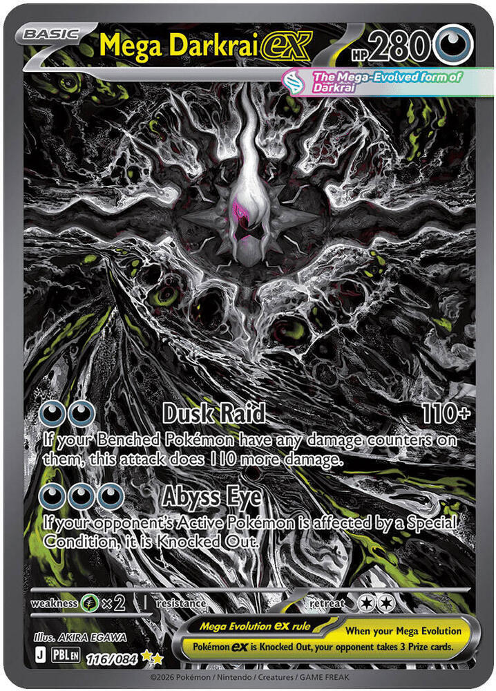 Mega Darkrai ex - 116/084 [ME05: Pitch Black] 116/084