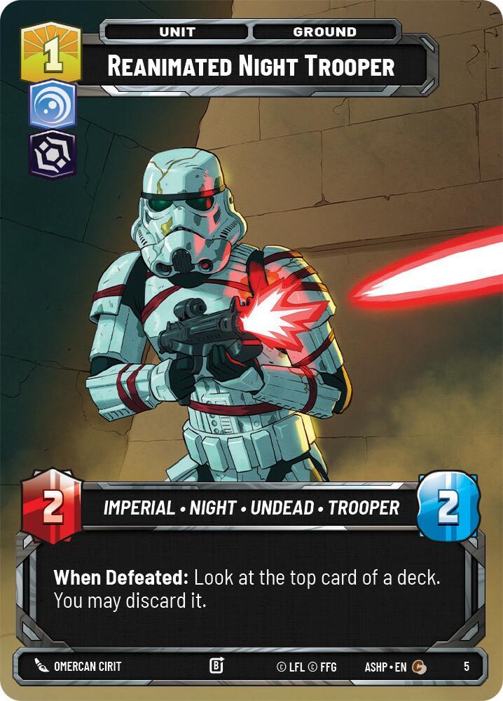 Reanimated Night Trooper [Ashes of the Empire - Weekly Play Promos] 5