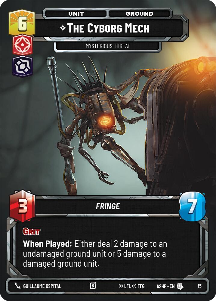 The Cyborg Mech - Mysterious Threat [Ashes of the Empire - Weekly Play Promos] 15