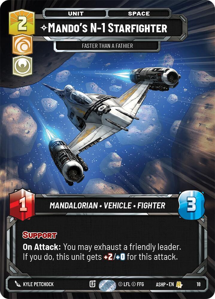 Mando's N-1 Starfighter - Faster than a Fathier [Ashes of the Empire - Weekly Play Promos] 18