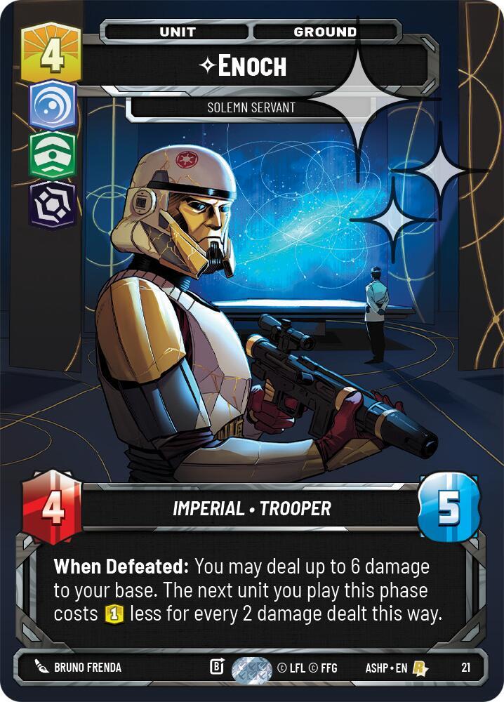 Enoch - Solemn Servant (Foil) [Ashes of the Empire - Weekly Play Promos] 21