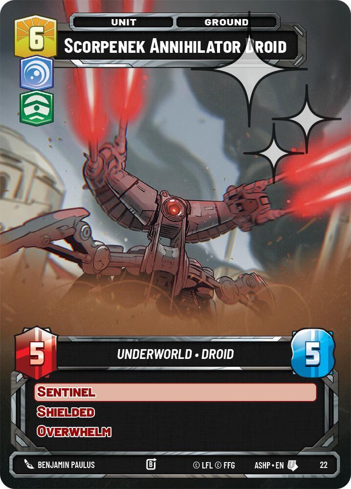 Scorpenek Annihilator Droid (Foil) [Ashes of the Empire - Weekly Play Promos] 22