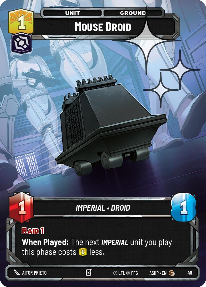 Mouse Droid (Foil) [Ashes of the Empire - Weekly Play Promos] 40
