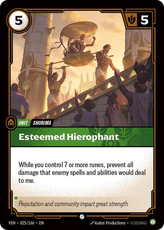 Esteemed Hierophant [Vendetta] 025/166