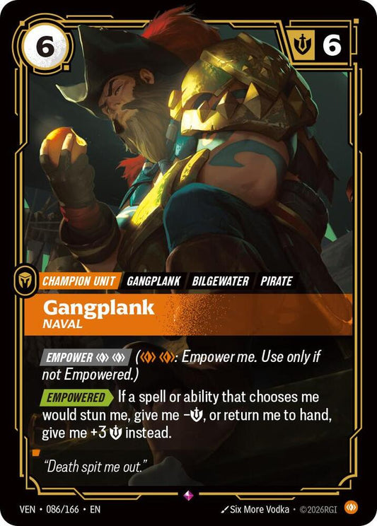 Gangplank - Naval [Vendetta] 086/166