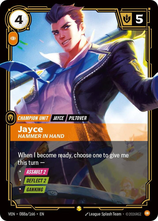 Jayce - Hammer in Hand (Alternate Art) [Vendetta] 088a/166