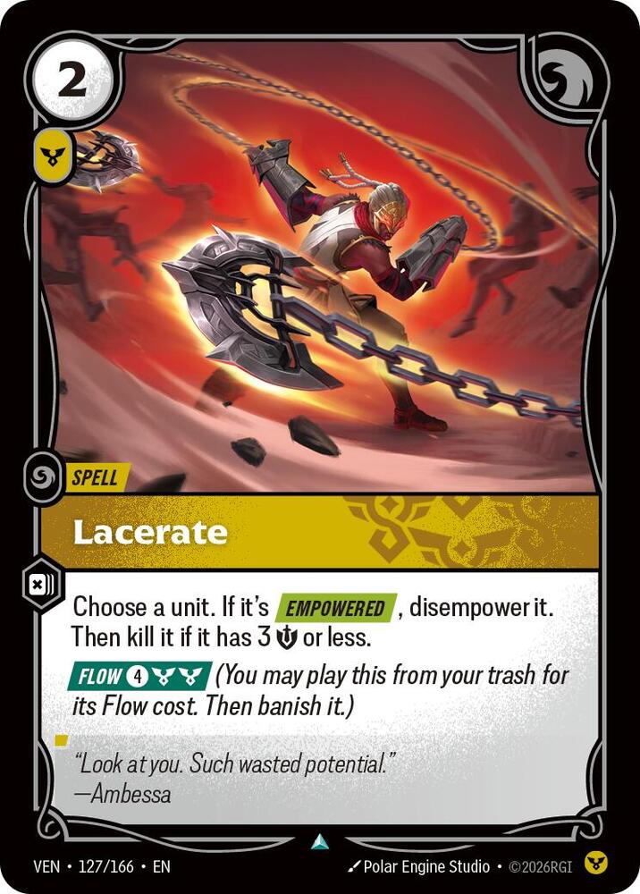 Lacerate [Vendetta] 127/166