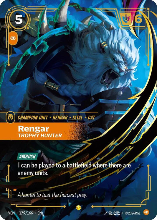 Rengar - Trophy Hunter (Overnumbered) [Vendetta] 179/166