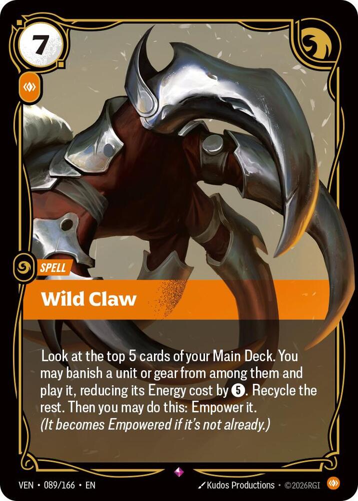 Wild Claw [Vendetta] 089/166