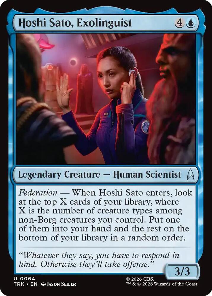 Hoshi Sato, Exolinguist [Star Trek] 64