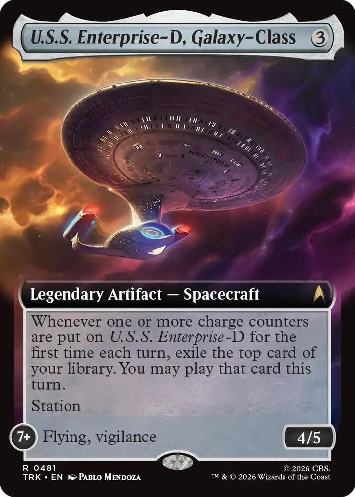 U.S.S. Enterprise-D, Galaxy-Class (Extended Art) [Star Trek] 481