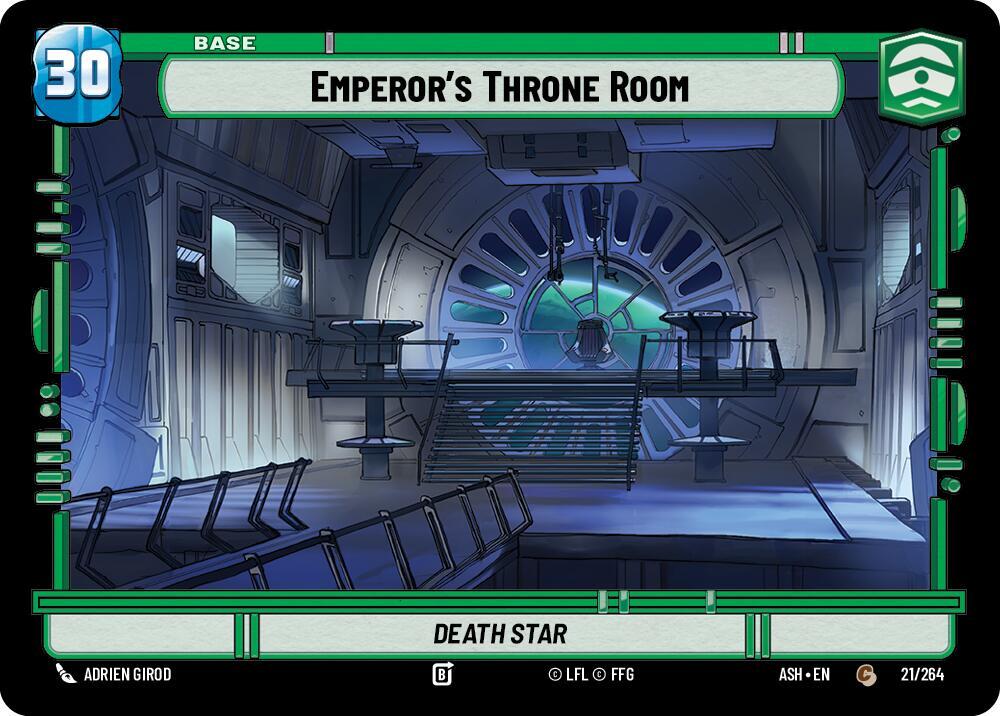 Emperor's Throne Room // Advantage [Ashes of the Empire] 21/264 // T02