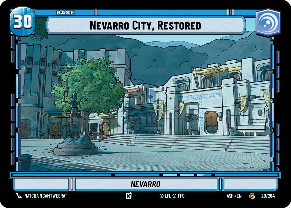 Nevarro City, Restored // Shield [Ashes of the Empire] 20/264 // T03