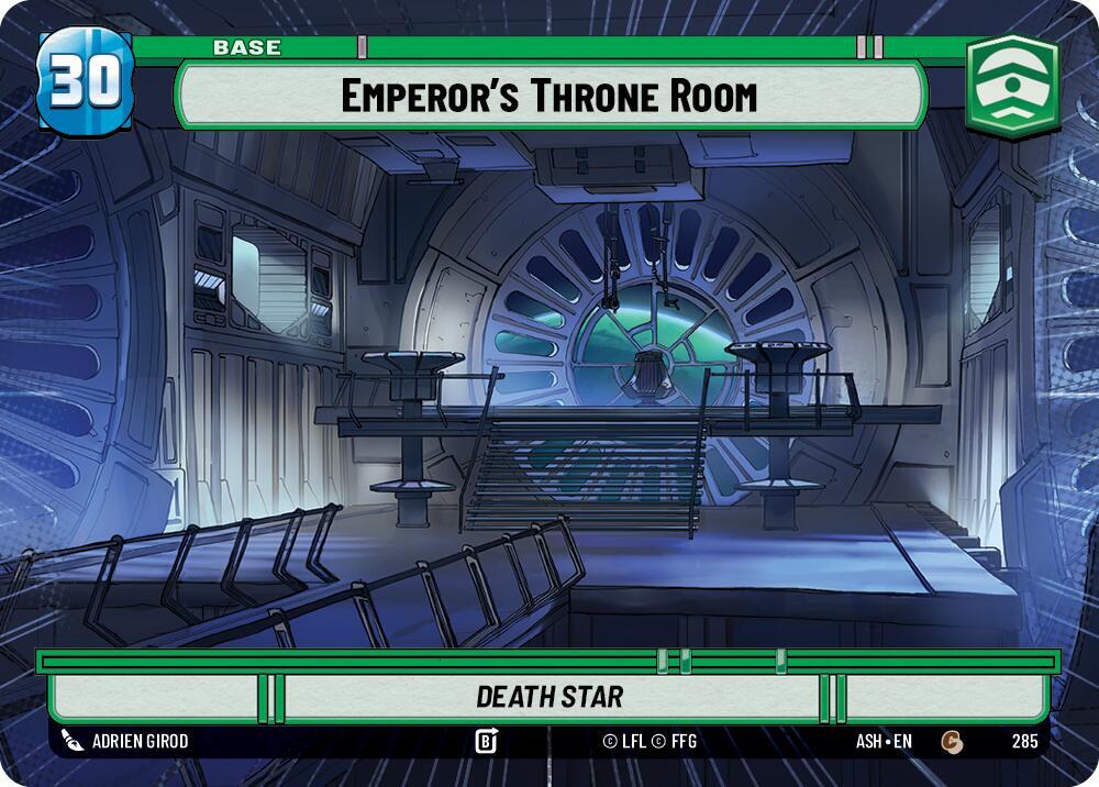 Emperor's Throne Room // Advantage (Hyperspace) [Ashes of the Empire] 285 // T05
