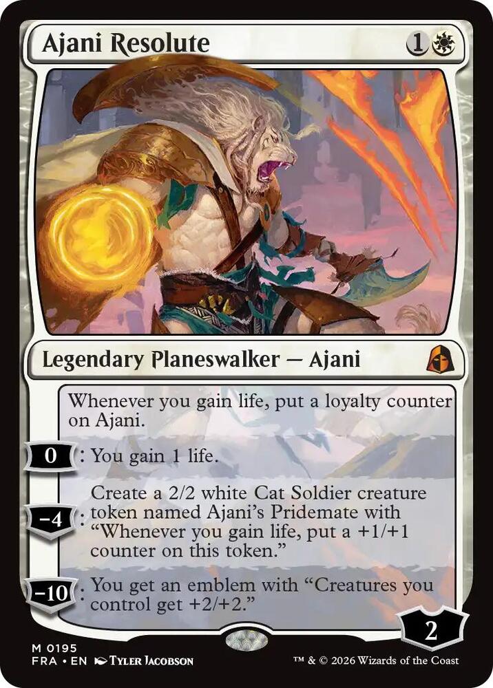 Ajani Resolute [Reality Fracture] 195