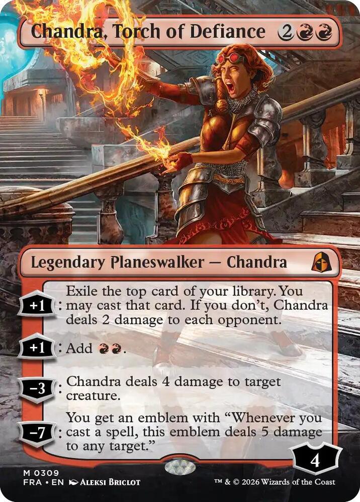 Chandra, Torch of Defiance (Borderless) [Reality Fracture] 309