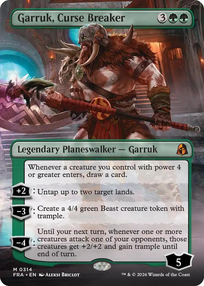 Garruk, Curse Breaker (Borderless) [Reality Fracture] 314