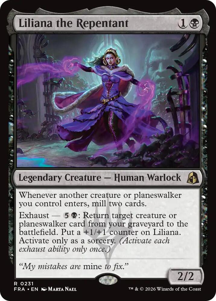 Liliana the Repentant [Reality Fracture] 231
