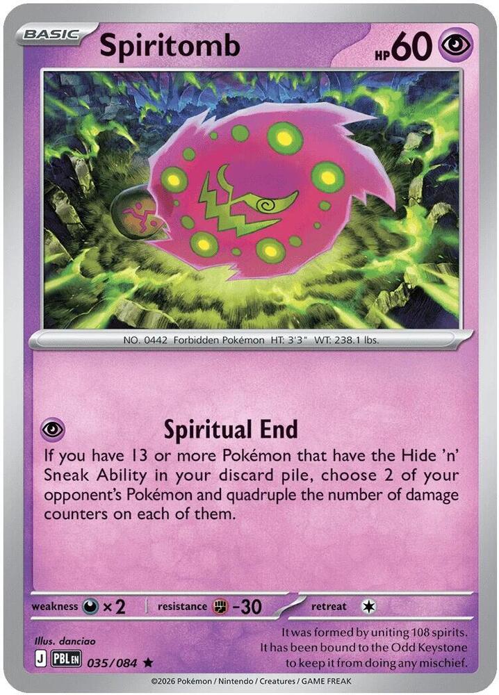 Spiritomb - 035/084 (Non-Holo) [Deck Exclusives] 035/084