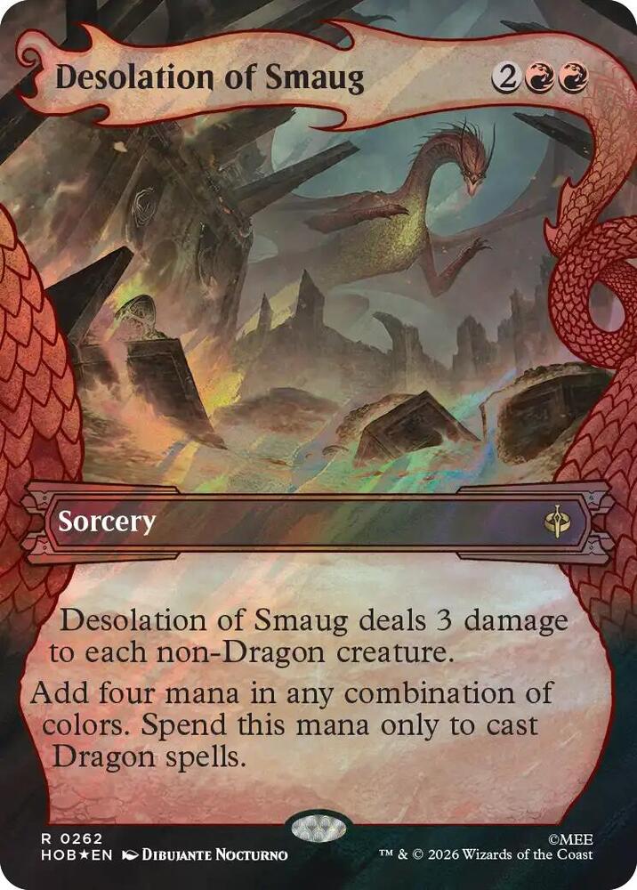 Desolation of Smaug (Showcase) (Surge Foil) [The Hobbit] 262