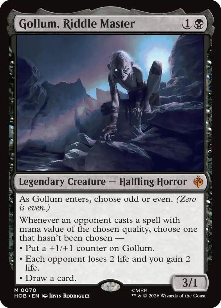 Gollum, Riddle Master [The Hobbit] 70