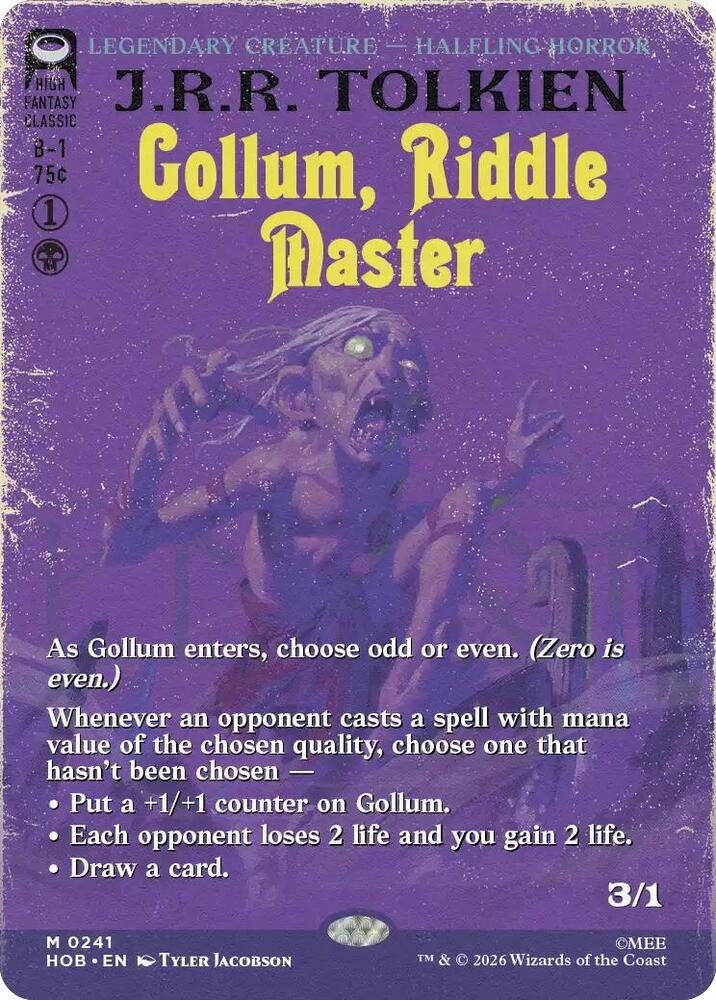 Gollum, Riddle Master (Borderless) [The Hobbit] 241