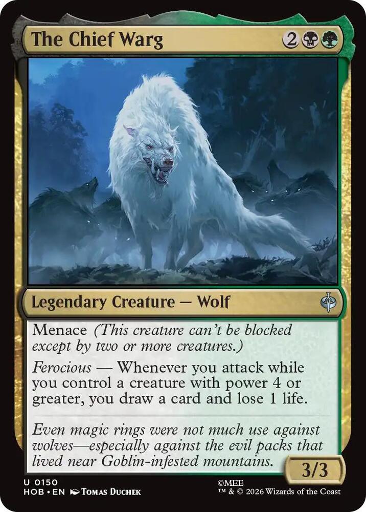 The Chief Warg [The Hobbit] 150