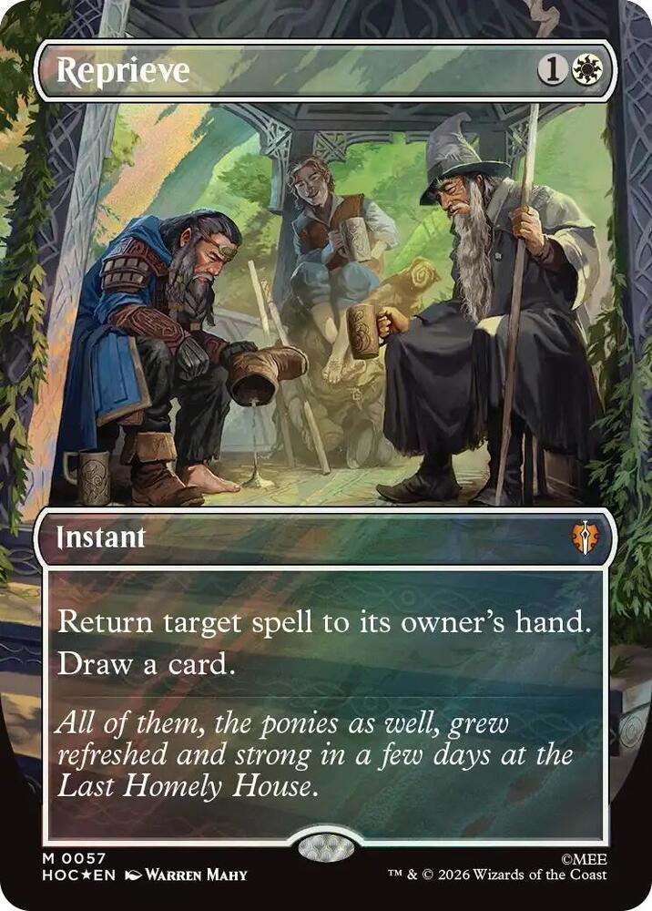 Reprieve (Borderless) (Surge Foil) [The Hobbit: Eternal-Legal] 57