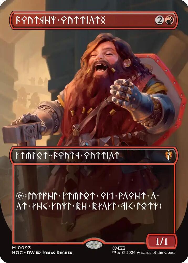 Dwarven Warriors (Borderless) (Dwarvish) [The Hobbit: Eternal-Legal] 93