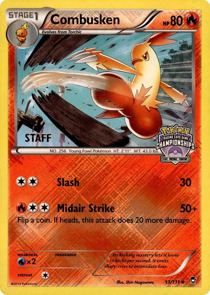 Combusken - 13/111 (State Championships) [Staff] [League & Championship Cards] 13/111