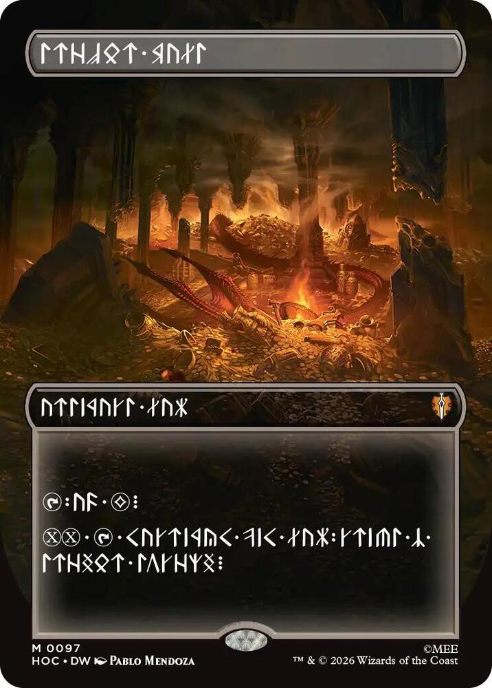Treasure Vault (Borderless) (Dwarvish) [The Hobbit: Eternal-Legal] 97