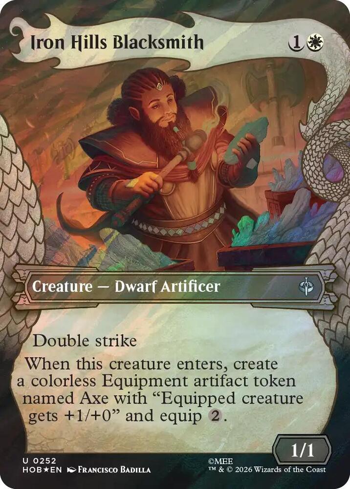Iron Hills Blacksmith (Showcase) (Surge Foil) [The Hobbit] 252