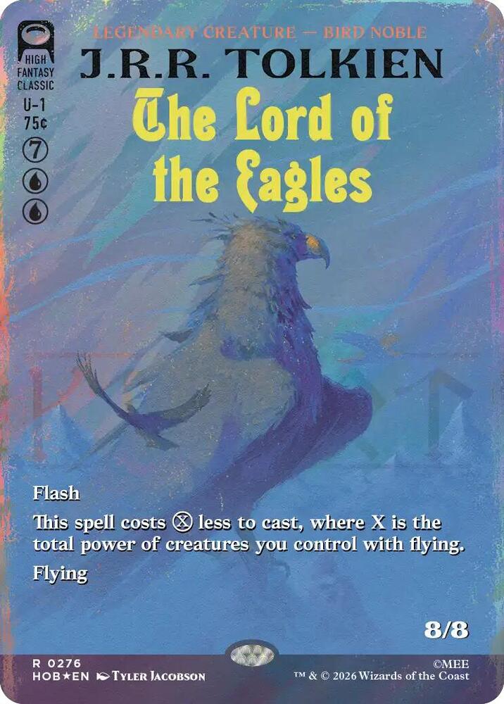 The Lord of the Eagles (Borderless) (Surge Foil) [The Hobbit] 276
